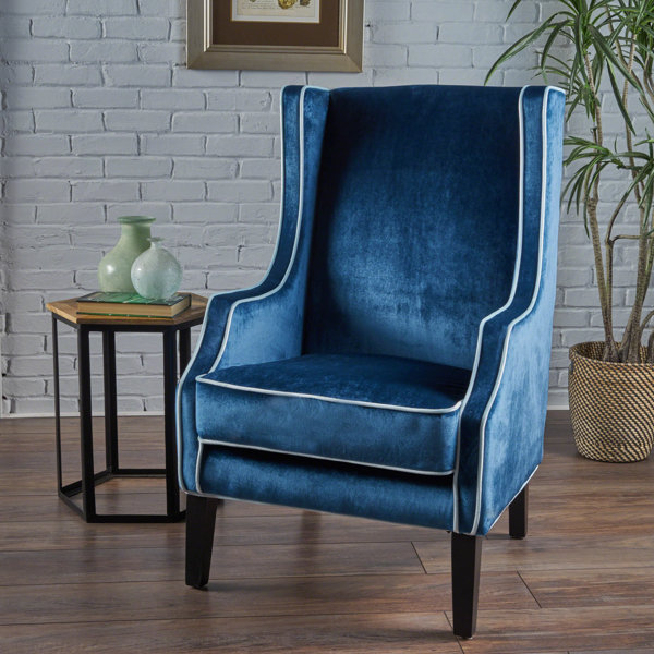 Everly Quinn Dowland Upholstered Wingback Chair & Reviews Wayfair Canada